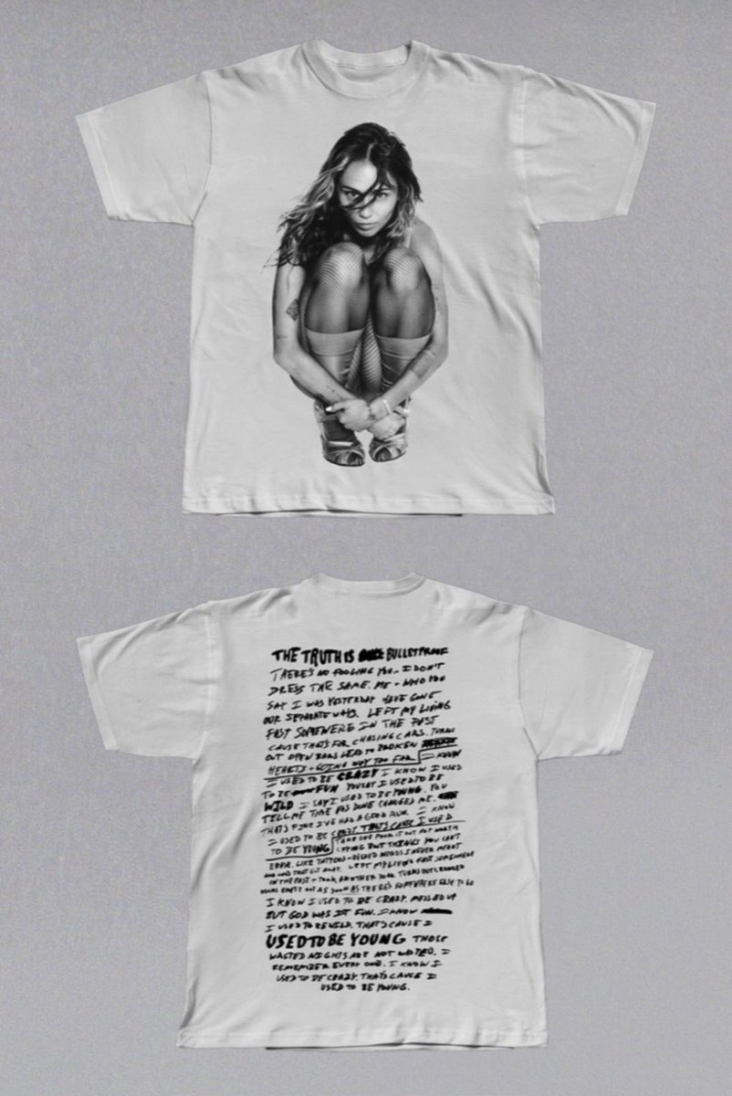 MileyEdition's tweet photo. 🚨 MILEY CYRUS JUST DROPPED NEW MERCH! 

Get yours here: https://t.co/9Vl47xKiUG https://t.co/n94d64mRXF