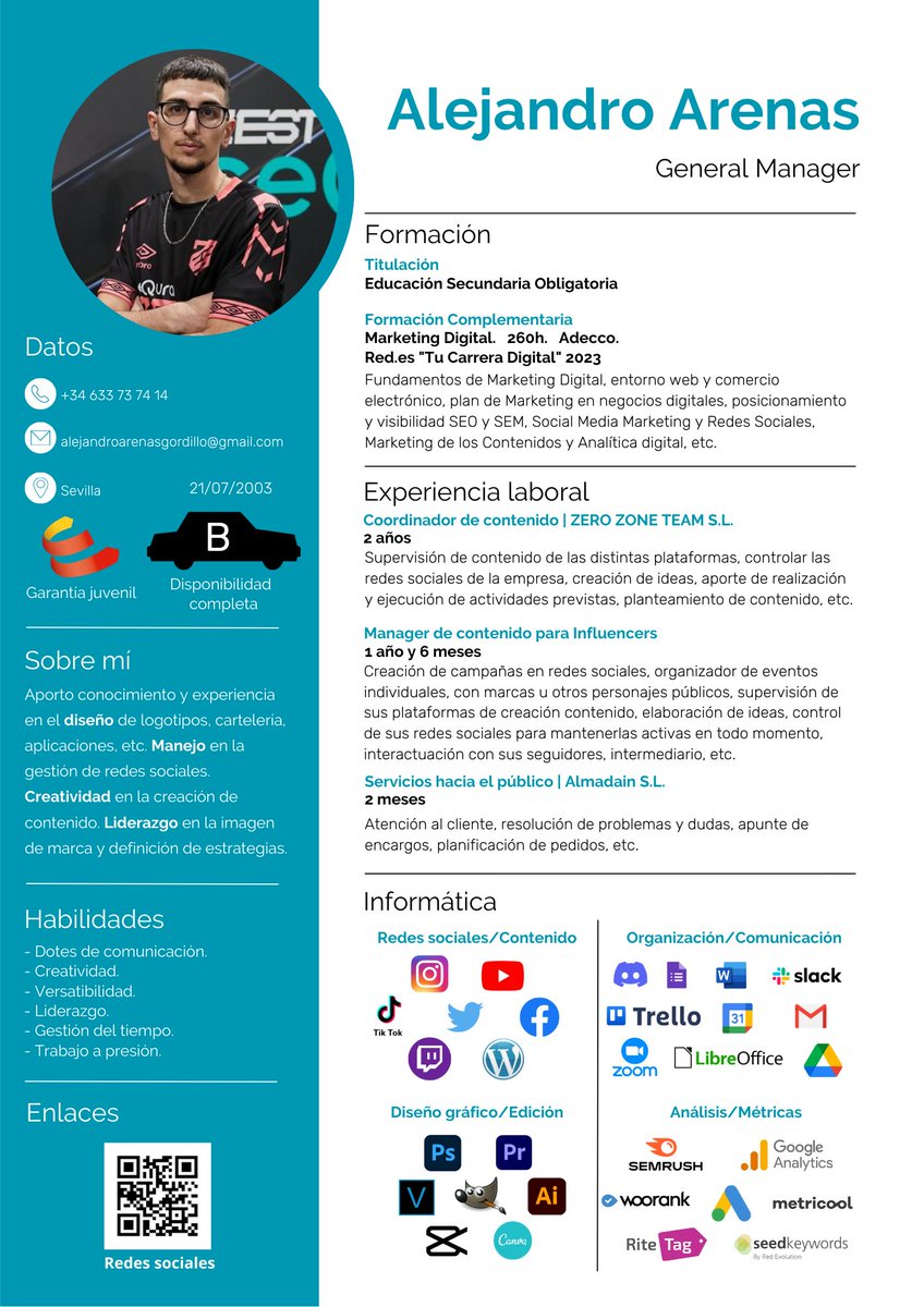 Arenas5x's tweet photo. Estoy en búsqueda de nuevos proyectos tanto dentro como fuera de los eSports. 

Escucho todo tipo de consultas y propuestas. Os informaré con datos de interés sobre mi trabajo y proyección.

Agradezco la difusión y recomendación para lograr un mayor alcance. 

Gracias a todos. https://t.co/UJbE01SOPd