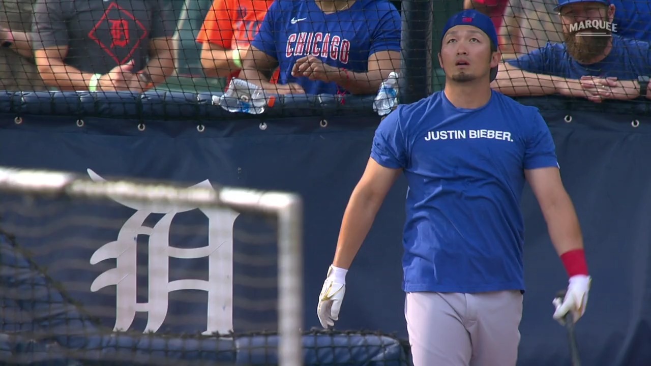 [分享] Seiya Suzuki今天穿著Justin Bieber內衣