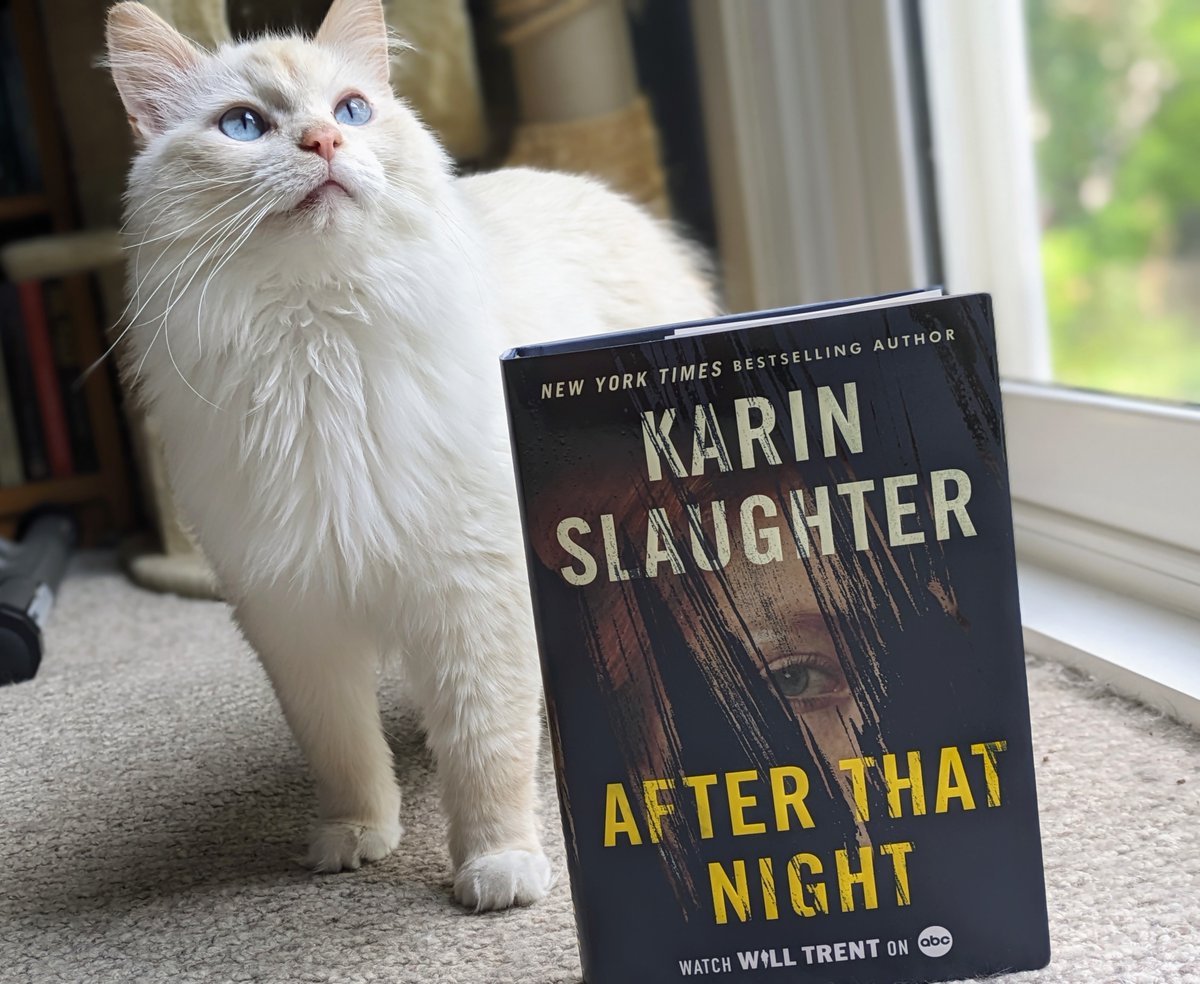 Happy #bookbirthday to @SlaughterKarin for #AfterThatNight, the latest Will Trent novel. I am in awe of just how great her writing is. Check out the review: bit.ly/44nwDff #thriller #suspense #CatsOfTwitter