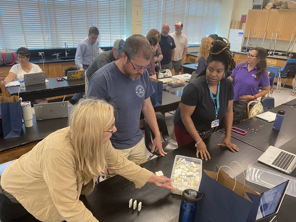 MS PLTW PLC team building #bcpscte-PSD2023