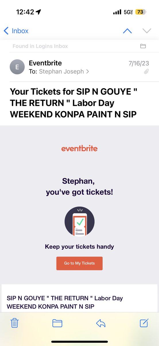 St3phJaY's tweet photo. @eventbrite I paid for an event that was cancelled. I received an email confirm this and that I would be receiving a refund within 7 days. It is now the 8th day and I have not received anything. Furthermore, I tried emailing the organizer but it bounced back. https://t.co/rJxL1wkSkL