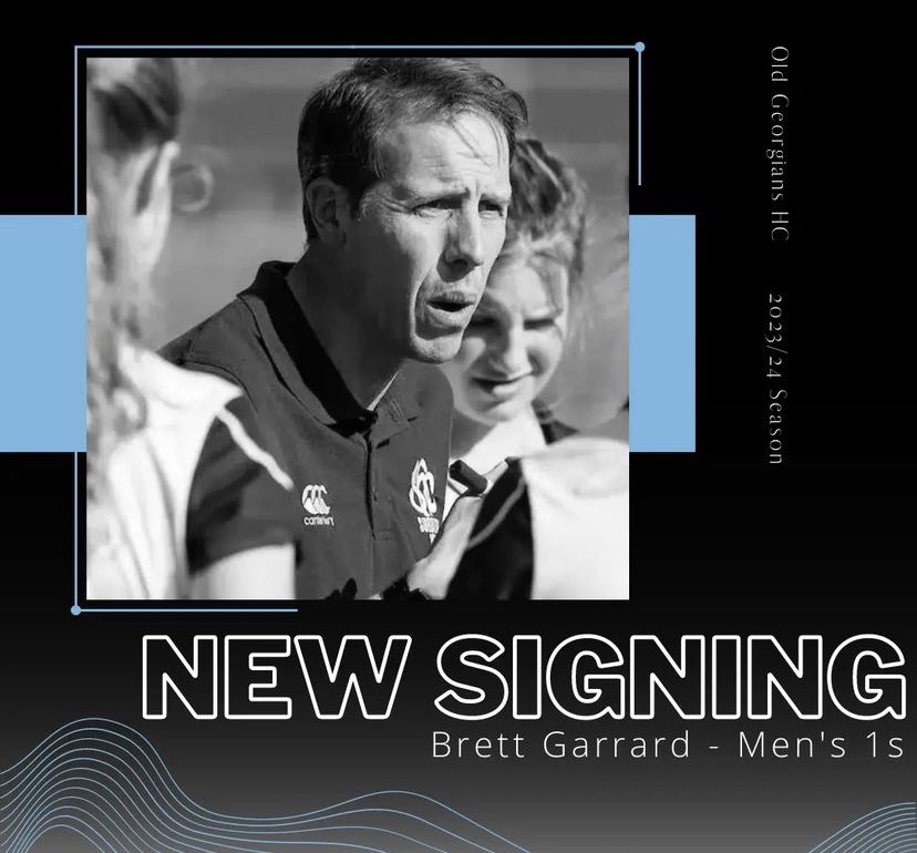 OldGeorgiansHoc's tweet photo. NEW SIGNING.
We delighted to announce @brettgarrard to the OGHC a family. Brett joins the Men’s 1s Coaching staff #oghc #ogsfamily https://t.co/4mrXGh4i3U