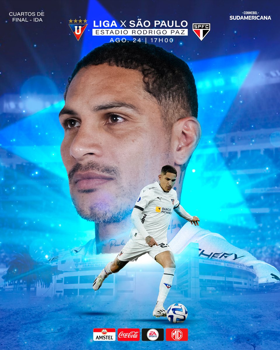 🔜 Próximo partido:
🆚 #LIGASaoPaulo
🏆 #Sudamericana
📅 24.08.2023 | 17h00
🎟 liguista.com.ec