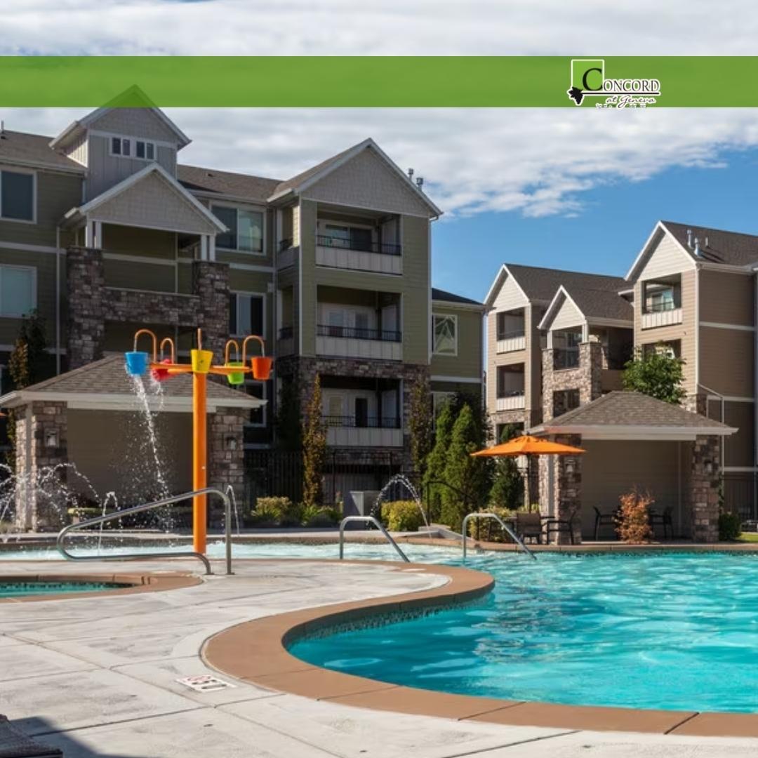 Escape the summer heat in style with our shaded cabanas and seasonal splash pad! 🌞🏖️  Don't miss out on this exclusive amenity – it's time to make the most of your summer!🌴 #ApartmentLiving #SummerVibes #OutdoorRelaxation