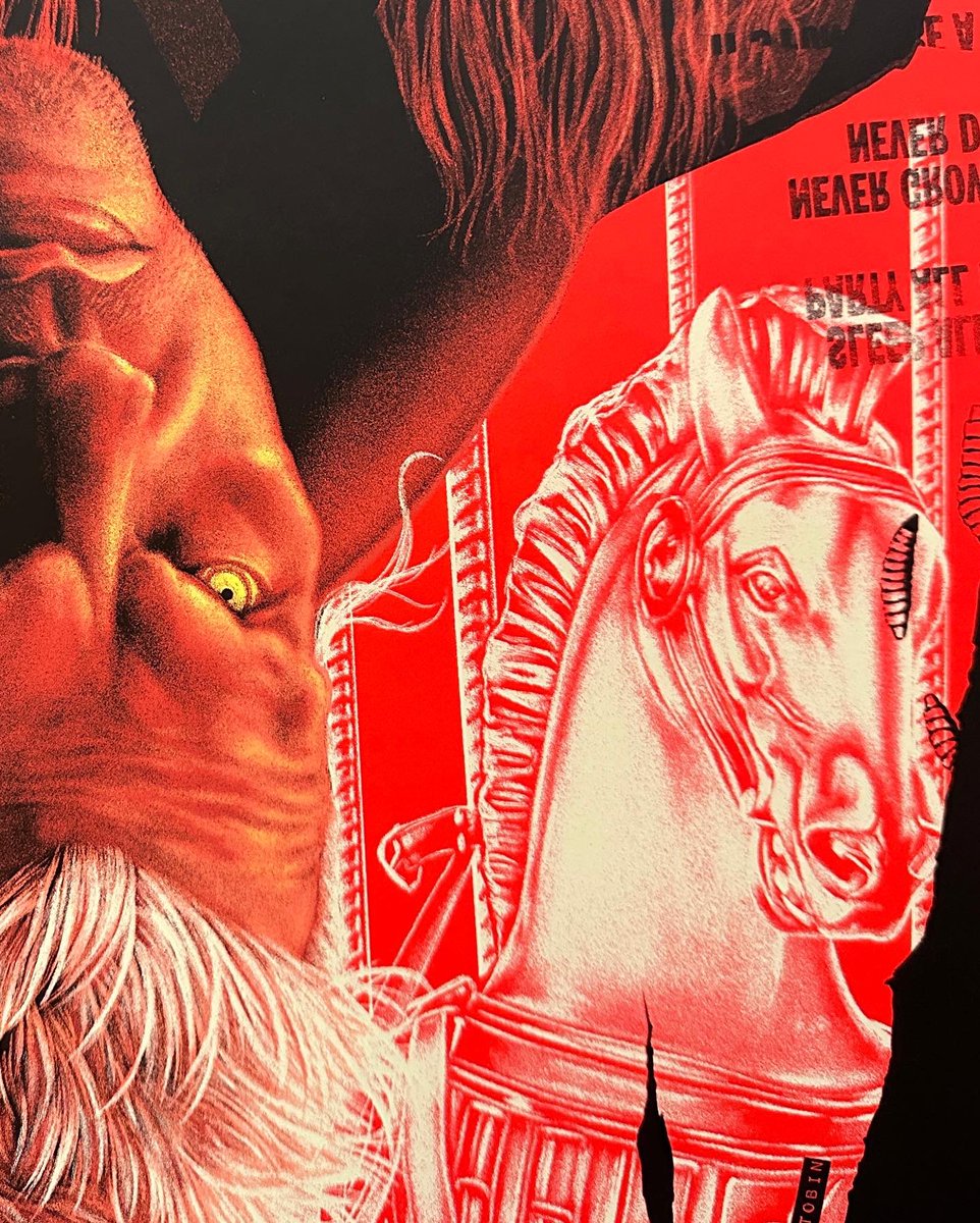 PosterPirate's tweet photo. The Lost Boys by @mattryantobin, via @MondoNews and printed by DL Screenprinting 

2023
24” x 36” screen print
Regular (pictured) - edition of 275
Variant - edition of 175

#thelostboys #movieposter #alternativemovieposters #altposter #amp #postercollector #vampires https://t.co/2F2ORkV0ow