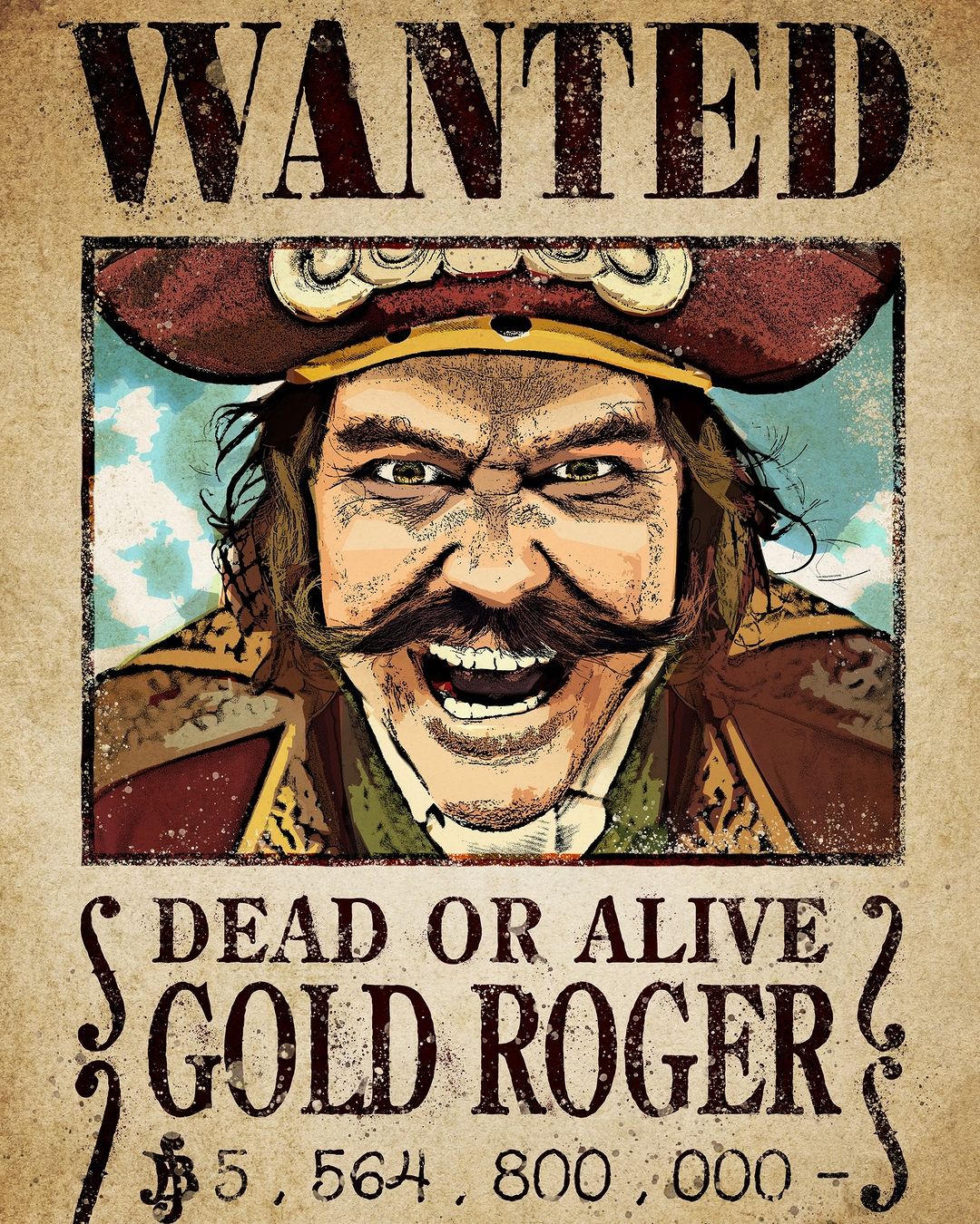 ONE PIECE NETFLIX FAN on X: First look at Roger's Wanted Poster