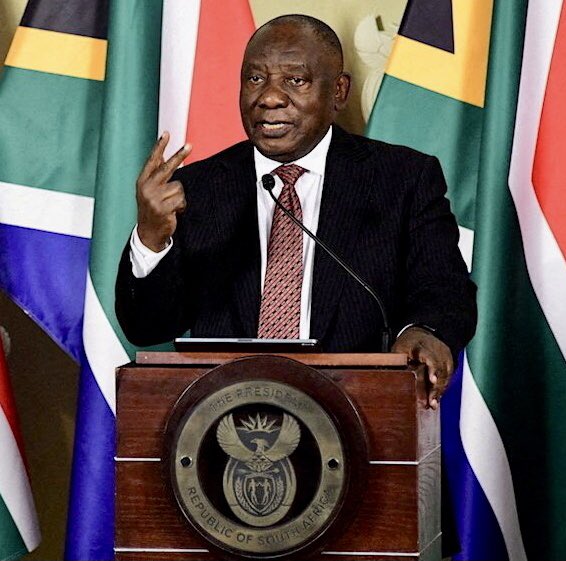 “Africa has Lithium, Vanadium, Cobalt, Platinum, Palladium, Nickel, Copper, Radium. Africa has made it clear that investors should process the minerals in Africa. So that Africa will not export rock & sand, but export finished products.” Cyril Ramaphosa at BRICS SUMMIT. 👏