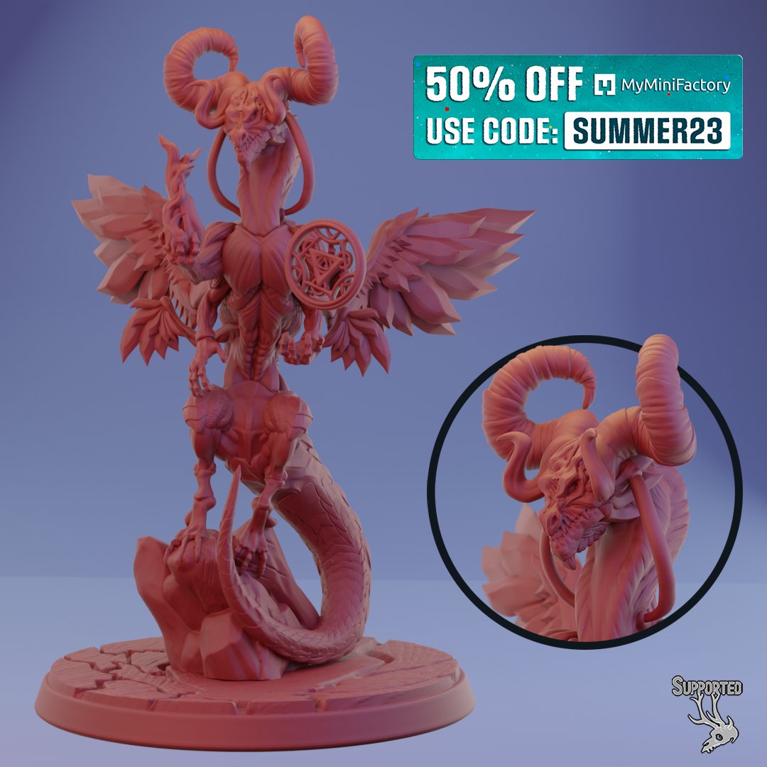 🎟️CODE:   SUMMER23    ( 50% OFF )
🗓️Until September 6th - 📷myminifactory. com

🔎You can find me as  'The Crossing Lands'  or in the 'RPG' and 'Fantasy' tabs. Thank you for your support!