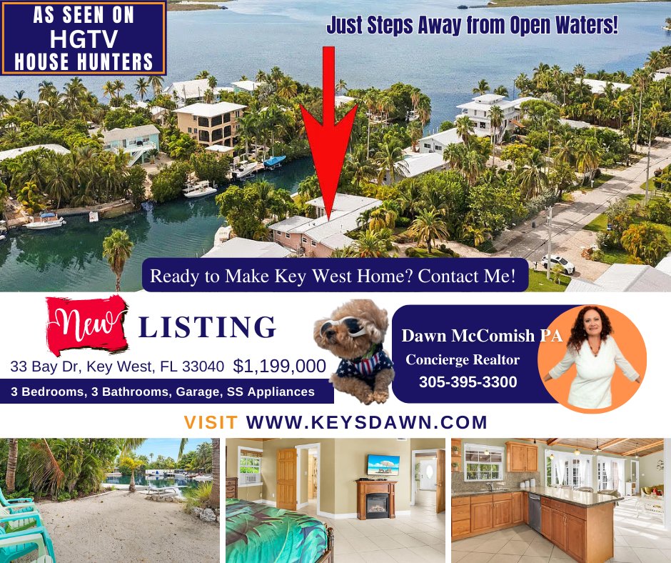 KeysRealtorDawn's tweet photo. 🌴 Discover my Tropical Paradise Canalfront Home 🏠, only 15 miles from Key West! Experience open floor plans, breathtaking views, and more. 🌊☀️ Reach me, Dawn McComish PA, at 305-395-3300 or explore https://t.co/R9G333IxoK to schedule your exclusive showing. #keywest #Florida https://t.co/40Gwv4VCt4