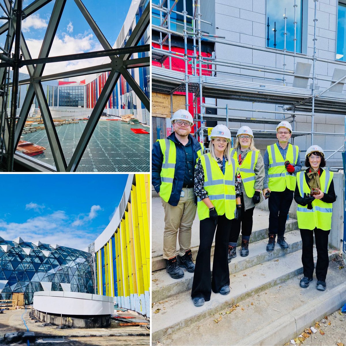 The sky's the limit today!! Feeling excited about the future @CHI_Ireland after a tour of the New Children's Hospital 🏥☀️ @CeoHardiman @fionnatb @blaizewhelan @nisalolan