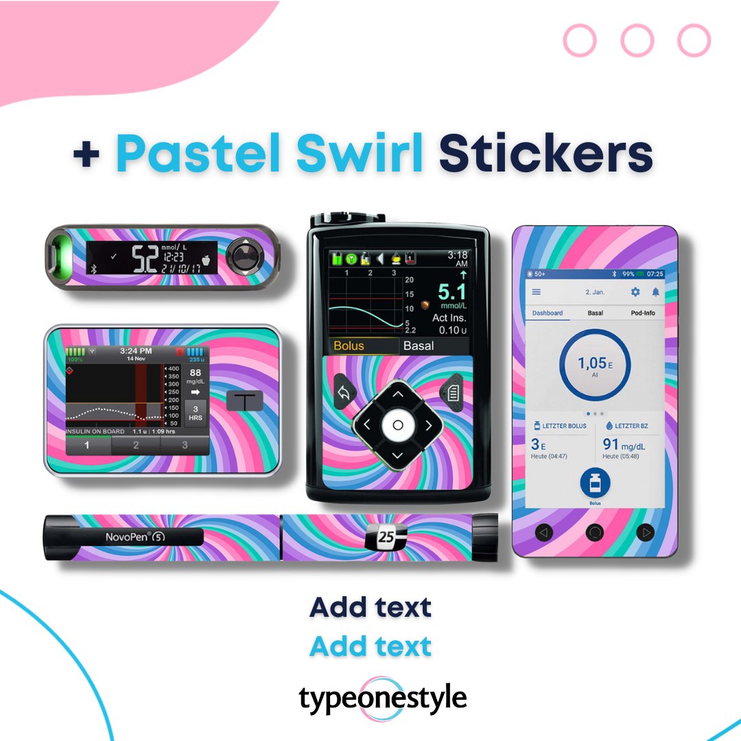 Patch up your style with a twist of Pastel perfection 😎 Get ready to turn heads and spread colourful vibes wherever you go!🌈 🍭 

Shop now via the link in our bio ➡️ 

#pastel #typeonestyle #t1dlookslikeme #diabetesacccessories #dexcom #libre #omnipod #medtronic #podder