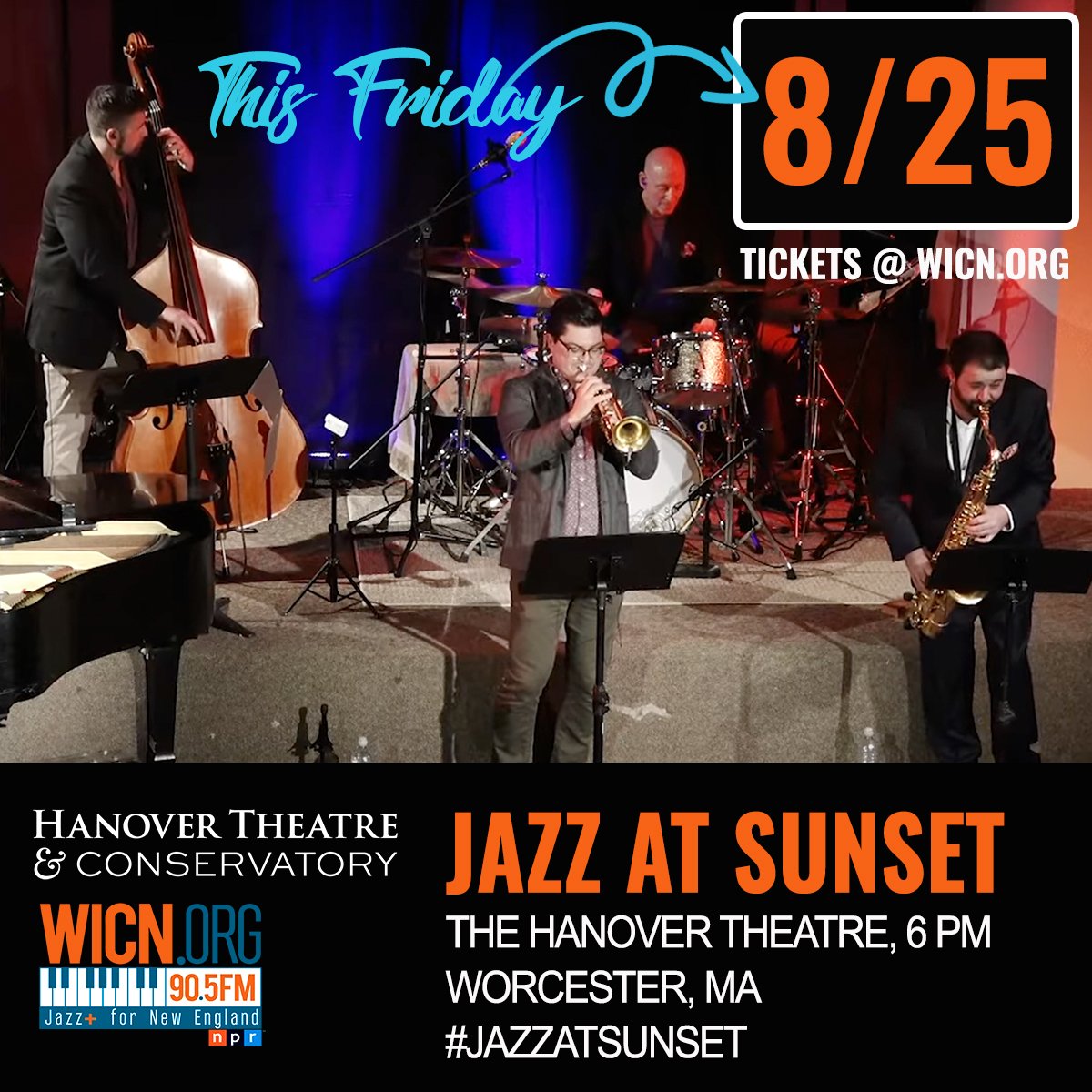 3 Days Away! 
 shorturl.at/dJMV2

 #TheVerveJazzEnsemble #JazzatSunset #jazz #jazzmusic