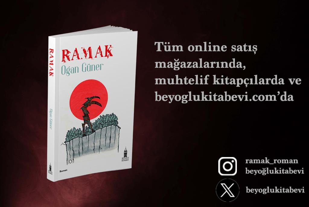 Tüm aksiyonu, şiddeti ve dramatik kurgusuyla “Ramak” şimdi tüm kitapçılarda… 
Bu distopik romanın ilk bölümleri, beyoglukitabevi.com/product/ramak-… sayfamızda…