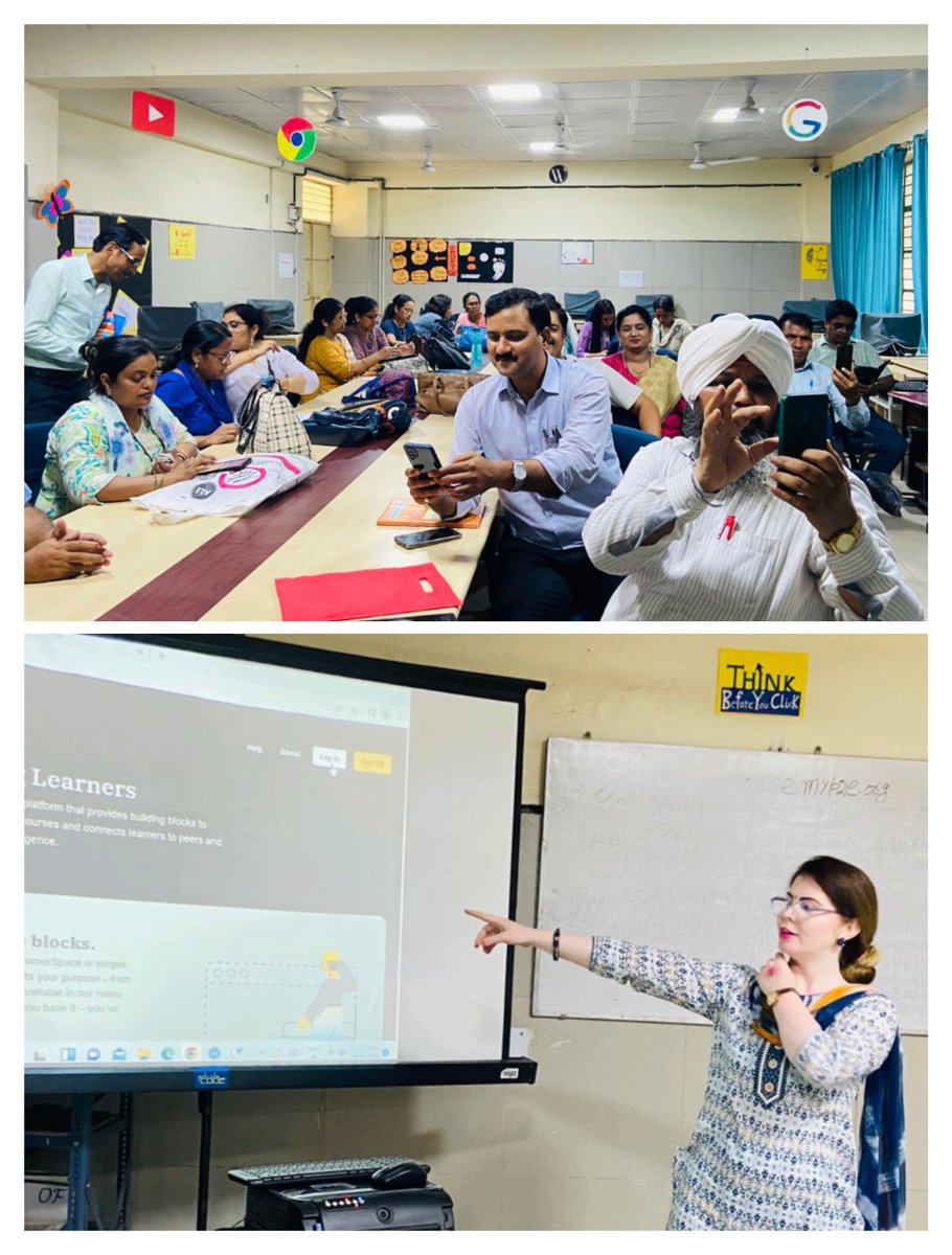 ParulNadar92's tweet image. Having continuous orientation and demo classes on #SEL at @ggsssno3 through engaging and interactive, #colearning sessions allowing for #ProfessionalDevelopment
Let&apos;s #empowerteachers with valuable strategies n techniques. Together we&apos;ll create a supportive learning environment.