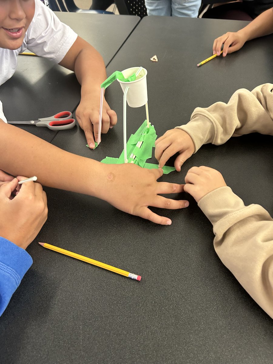 VidaMsBorn's tweet photo. Ss practicing thier GILLS @VIDASHARKS Whose tower can hold the most marbles? How are we working together? https://t.co/SIg7rta4Uj