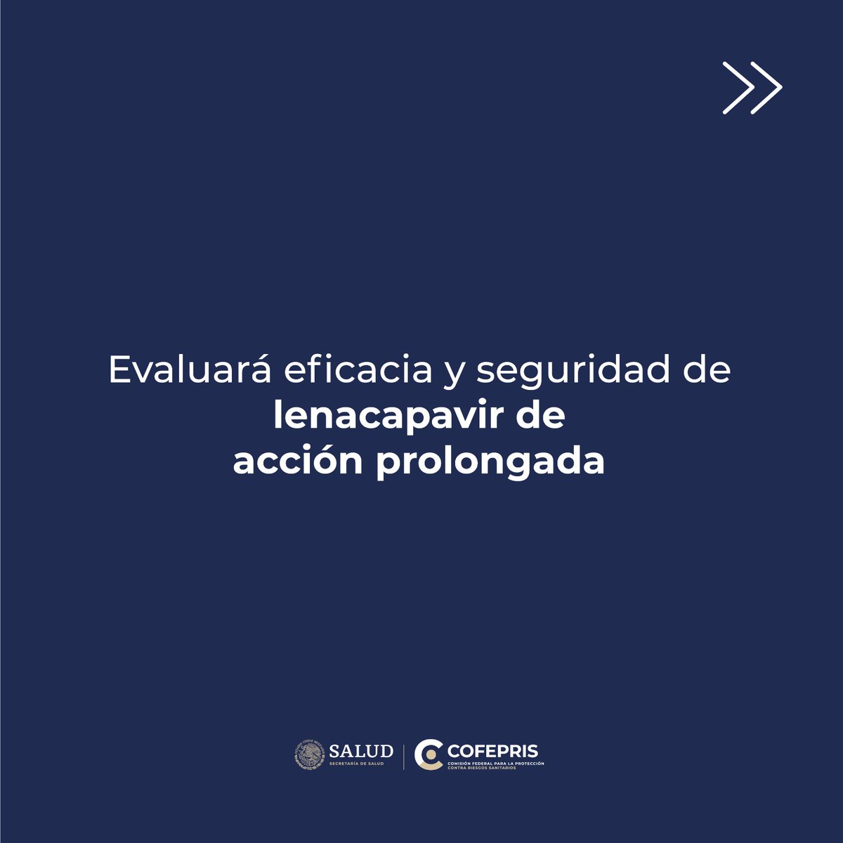 COFEPRIS's tweet photo. Cofepris autoriza 151 nuevos insumos para la salud; destaca ensayo clínico de profilaxis preexposición para VIH.
#CofeprisTransparente

💊https://t.co/E4R6MzJwvP https://t.co/I1Tni4bJ27