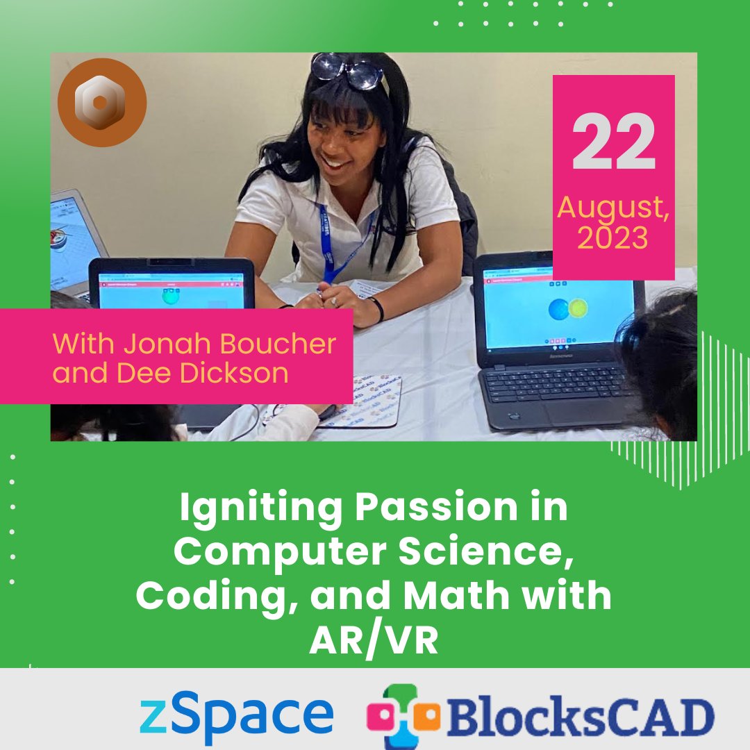Reminder that our zSpace/BlocksCAD webinar is happening TODAY at 5 PM EST! Sign up here: info.zspace.com/coding-math-3d…