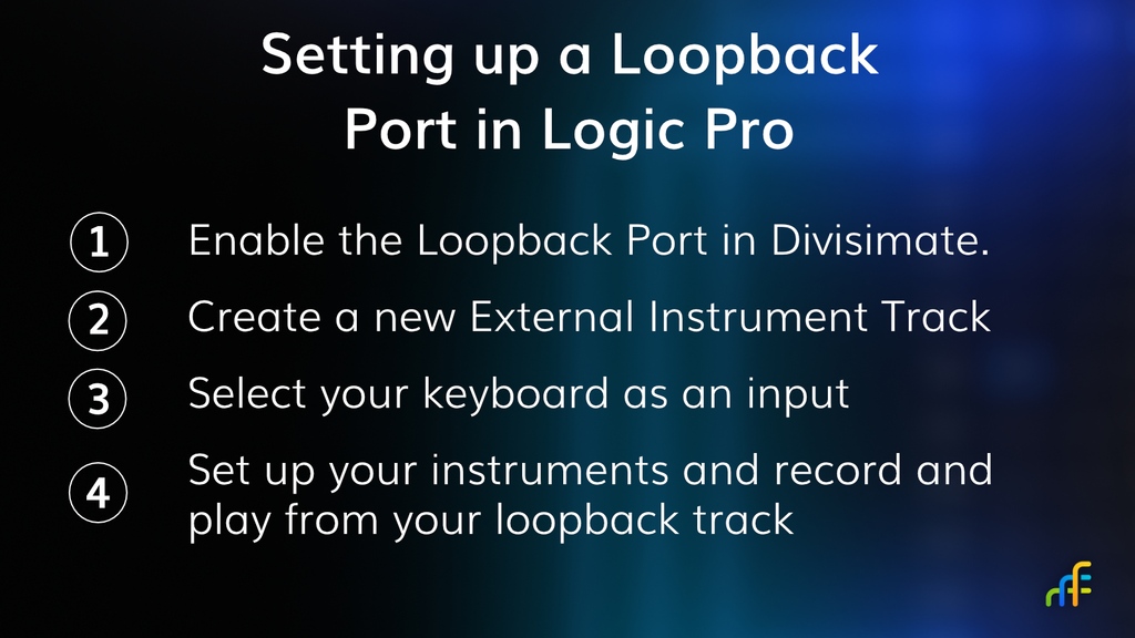 Nextmidi1's tweet photo. Setting up a Loopback track is a very useful way of working with Divisimate. Read the full walkthrough on how to do this in Logic Pro.
https://t.co/TcR2c17zwG
#musicproducer #musicproduction #jazz #musiccomposer #producerlife #filmcomposer #classicalmusic #divisimate https://t.co/KtQTPusxv2