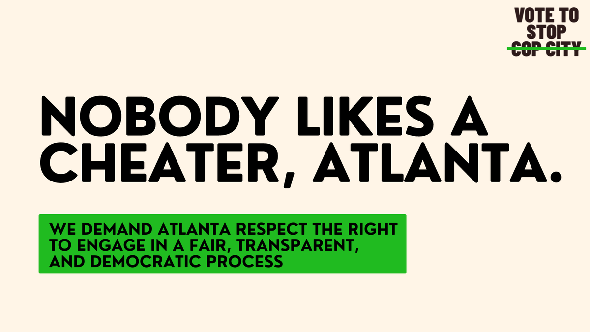 Vote to Stop Cop City tweet media