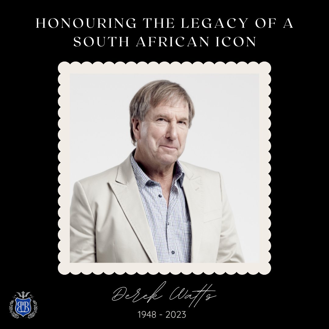 🕊️ We bid farewell to the truly journalistic legend and South African icon, Derek Watts.  His legacy will continue to inspire generations to come.  Our thoughts are with his family &amp; friends. Rest in peace. #DerekWatts