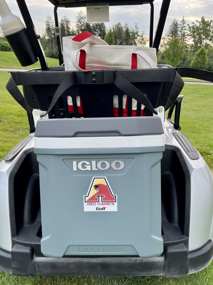 TroyAthensGolf's tweet image. A BIG Thank You to @athens_boosters for the Golf team’s new rangefinders &amp;amp; cooler!! ❤️💛
All coming in very handy during the girls OAA League Meet today @ Farmington Hills GC.
⛳️🏌️‍♀️ #gohawks