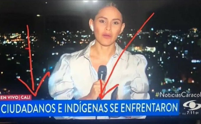emiliolagos1's tweet photo. Aquí evidencia irrefutable:

¿Los indígenas no son ciudadanos colombianos?
#CaracolMiente
#SemanaMiente https://t.co/1LSbCBNbMz