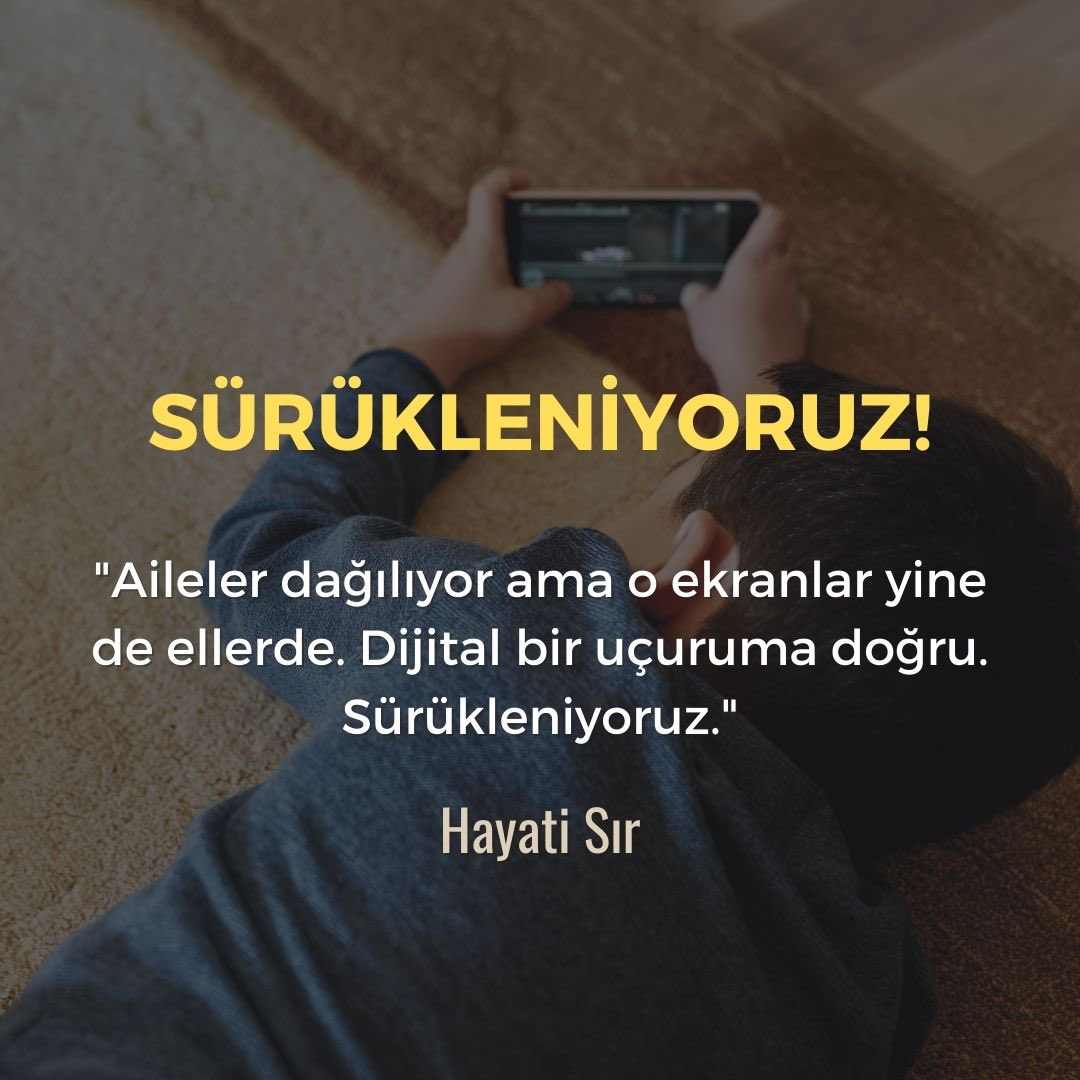 Ebeveynlere kendi çocuklarının iyiliği için sesleniyor #HayatiSır Hayati Sır.