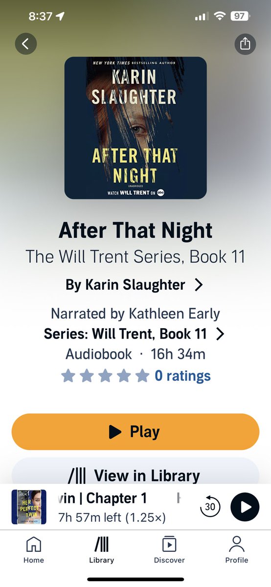 Guys, it’s #WillTrent day! The fabulous @SlaughterKarin’s latest installment of the Will Trent Series is out today!! #releaseday