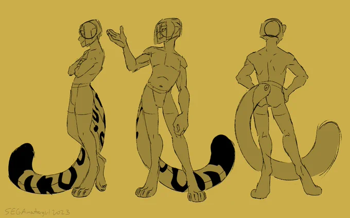 Trying to put more personality in my refs. 