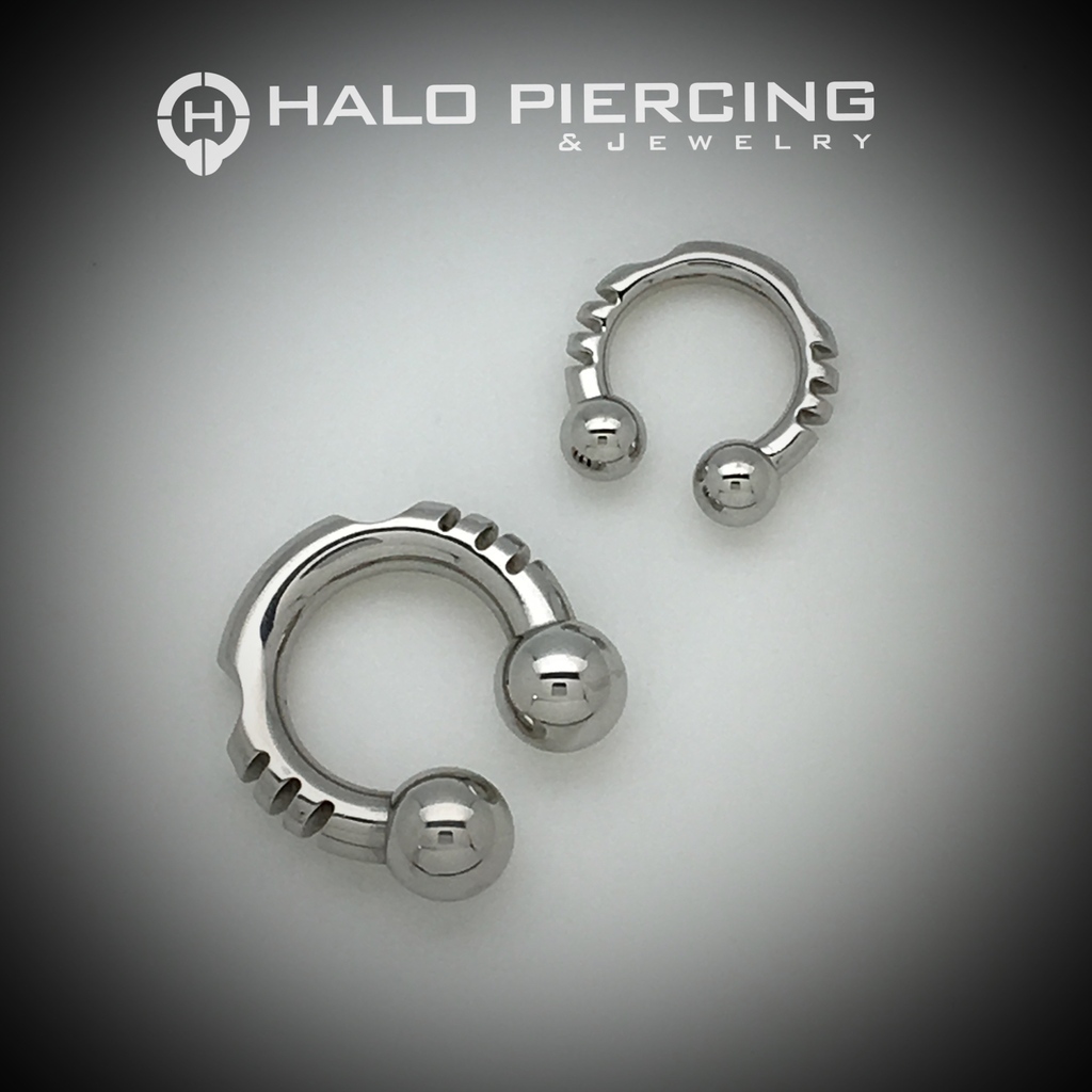 Neo-Tribal Circular Barbell. Also, from Pat Pruitt.

No booking is needed for jewelry to go.

📍 10 West Camelback Road | Phoenix

#Halo #AZ  #HaloJewelry #phoenixpiercing
#LocalAZ #BodyJewelry #piercing #BodyPiercing #MedlockPlaza #LocalFirstAz #fashion #strechedlobes #gauge