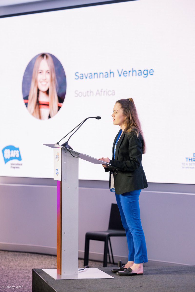 SavVerhage's tweet photo. Last weekend I was privileged to attend the @YouthAssembly, focused on addressing the #SDGs. I was honoured to receive the “Outstanding Youth Delegate” and “Best Story of Impact” awards. Thank you @AFS and @ReachAllianceTO for the opportunity and @DHLUS for sponsoring the prize! https://t.co/UvOfb07J0a