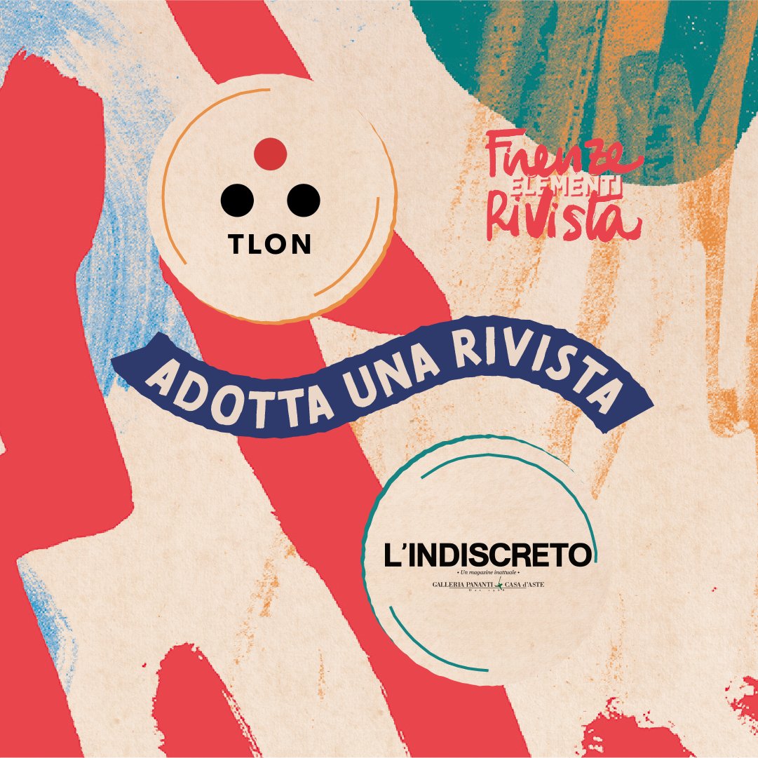 #23agosto| 👀 Sapevate che a #FirenzeRivista esiste la modalità “Adotta una rivista”? Case editrici e riviste che collaborano o hanno affinità editoriali possono presentarsi insieme al festival!

👉 Tra le adozioni ci sono <a href="/TlonEdizioni/">Edizioni Tlon</a> e L'indiscreto rivista!