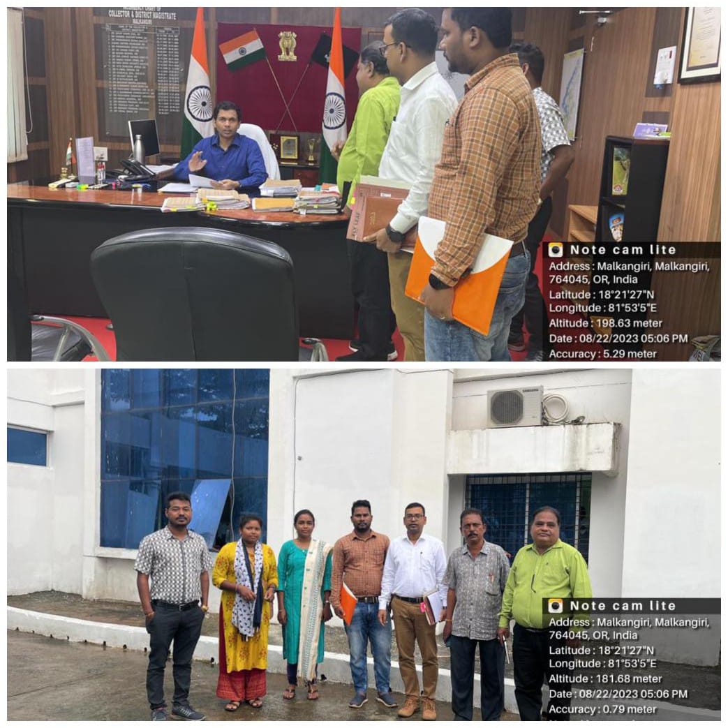 OHOSA2023's tweet photo. Submission of Memorandum to Hon'ble CM through respective Collector&amp;DM all over the state for long awating demand of Cadre Restructuring of Horticulture Directorate #JusticeAwaiting @krushibibhag @arvindpadhee @Horticultureod1 @rajaaswain @PradeepJenaIAS @MoSarkar5T @CMO_Odisha https://t.co/4NBKLgvpUp