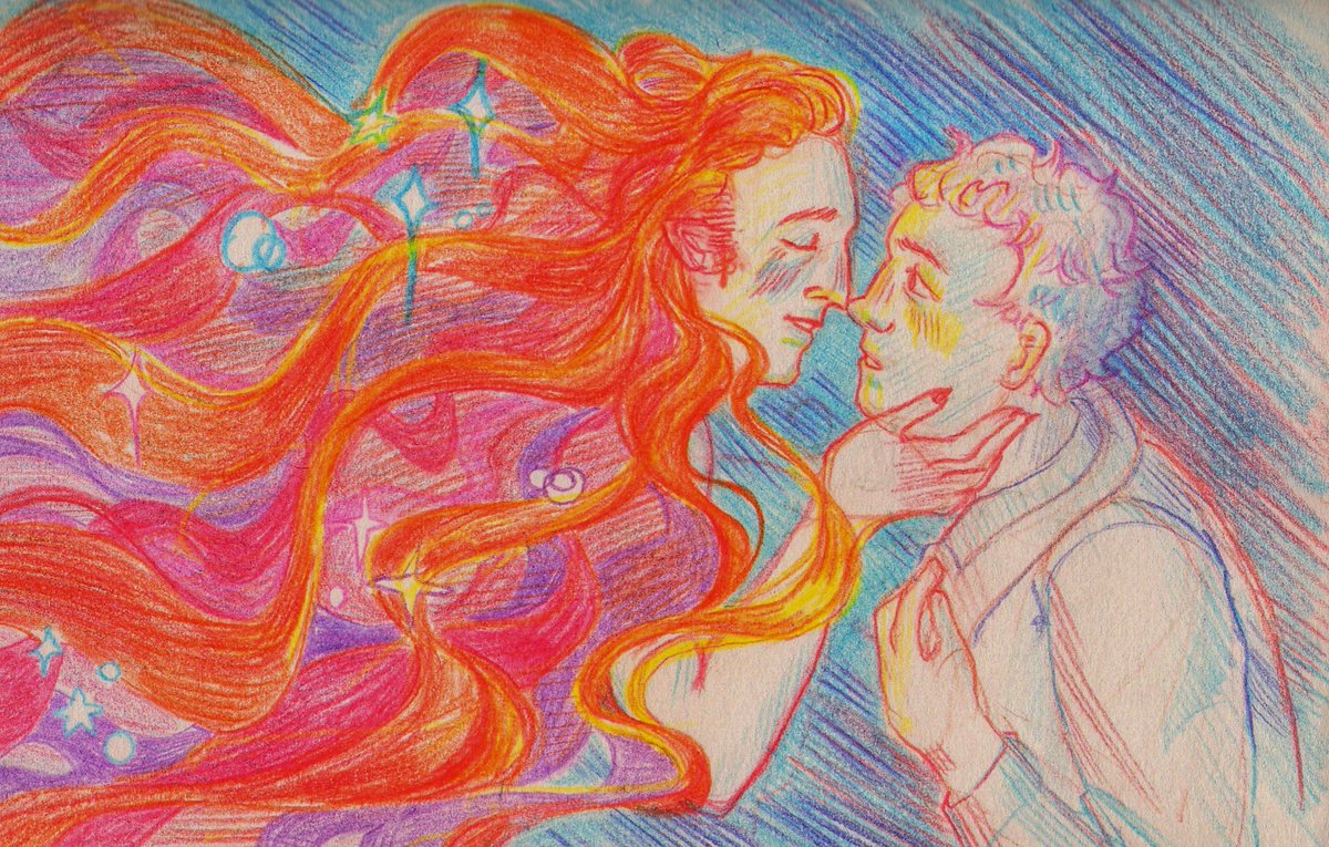martiniway_rrr's tweet photo. (๑°꒵°๑)･*♡

#goodomens #GoodOmens2 #GoodOmensFanArt https://t.co/i7Z4CEYTQq
