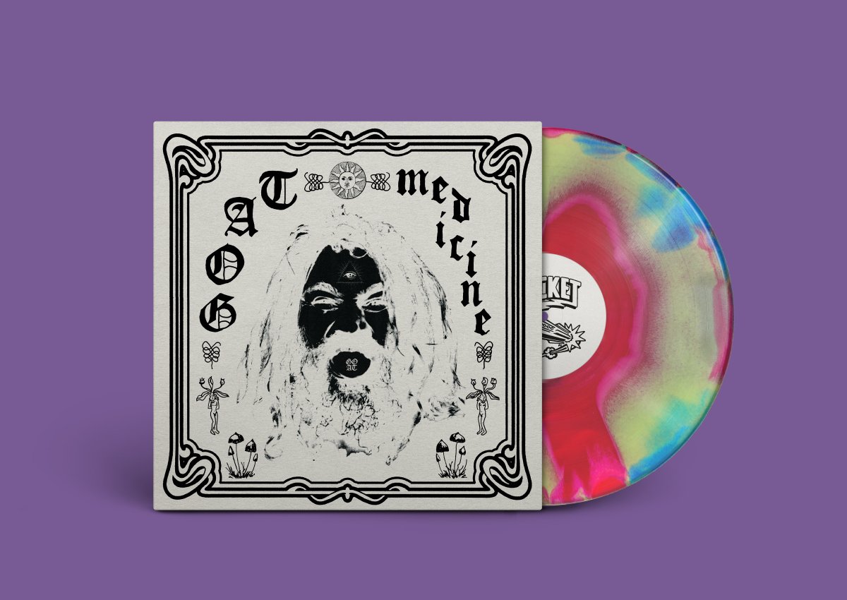 RocketRecording's tweet photo. Goat's new album Medicine is available to preorder from your favourite record shop on special ltd colour or black vinyl!.

And US customers can get a special @LEVITATION version here:
https://t.co/NSOeiEniKE

Listen to the fuzz-groove of new single here:
https://t.co/Iiwz3LezQr https://t.co/7wn1xvSI8A