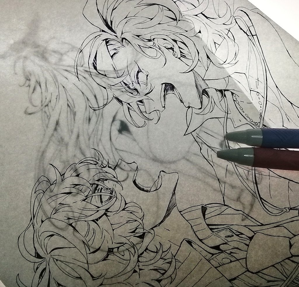 いい絵描くじゃん、過去の自分(仕上げろよ) 
