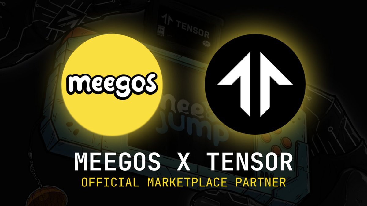 tensor_hq's tweet photo. MEEGOOOOOOOS x TENSOR

Always excited to support our friends at @BlocksmithLabs, can't wait to see what they have cookin🙏

Trade @MeegosNFT on Tensor post mint &amp; get 1.25x points for ONE WEEK⚡ 🤝 https://t.co/DseS8nf36L