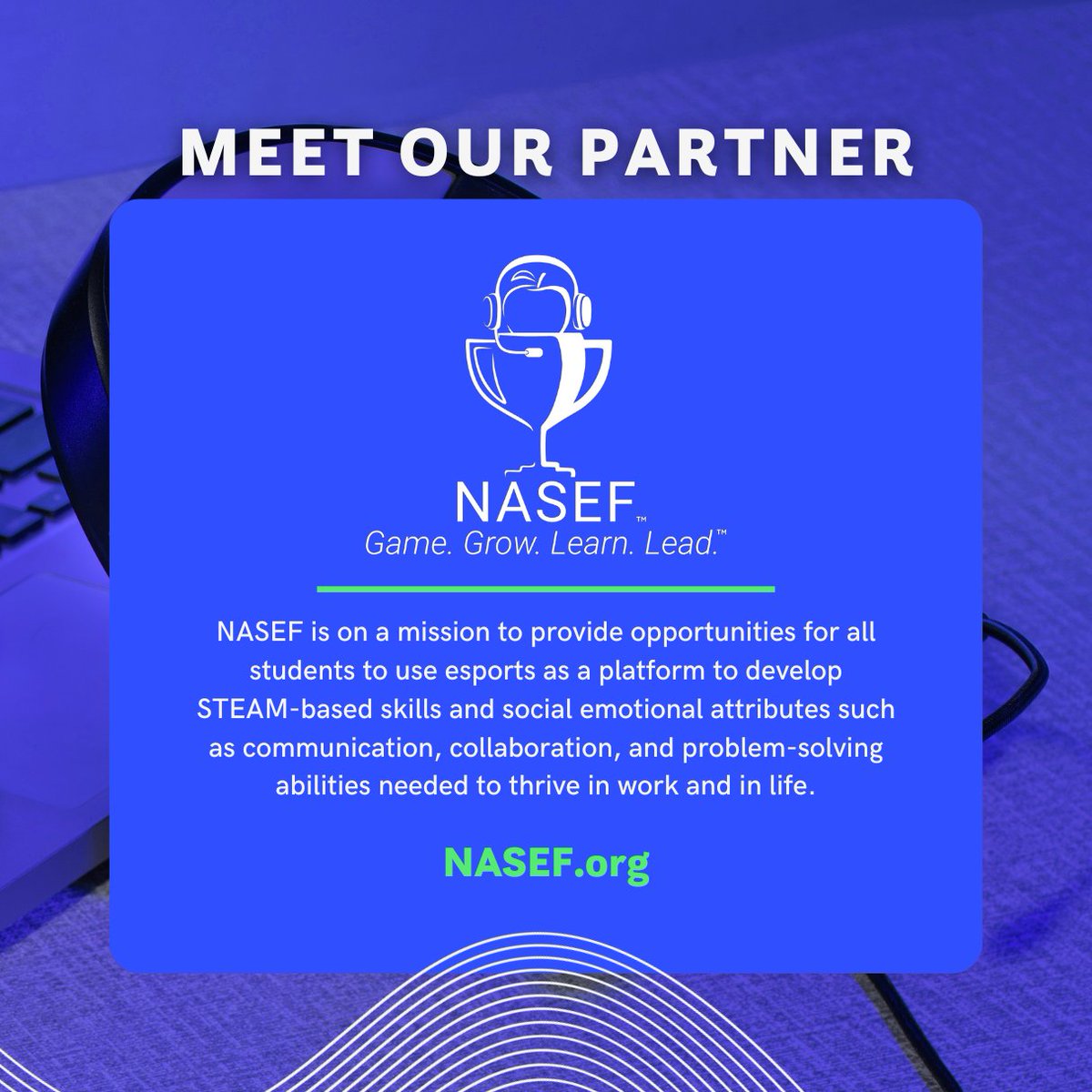 AVIDProductsInc's tweet photo. We are thrilled to announce our partnership with @NASEFedu! 🎮🎧
Together, we will provide opportunities for esports athletes and improve equity and access for students. Stay tuned for more as we embark on this incredible journey with NASEF! Learn more: https://t.co/PQnADBSsae https://t.co/cGHvNhkQbd