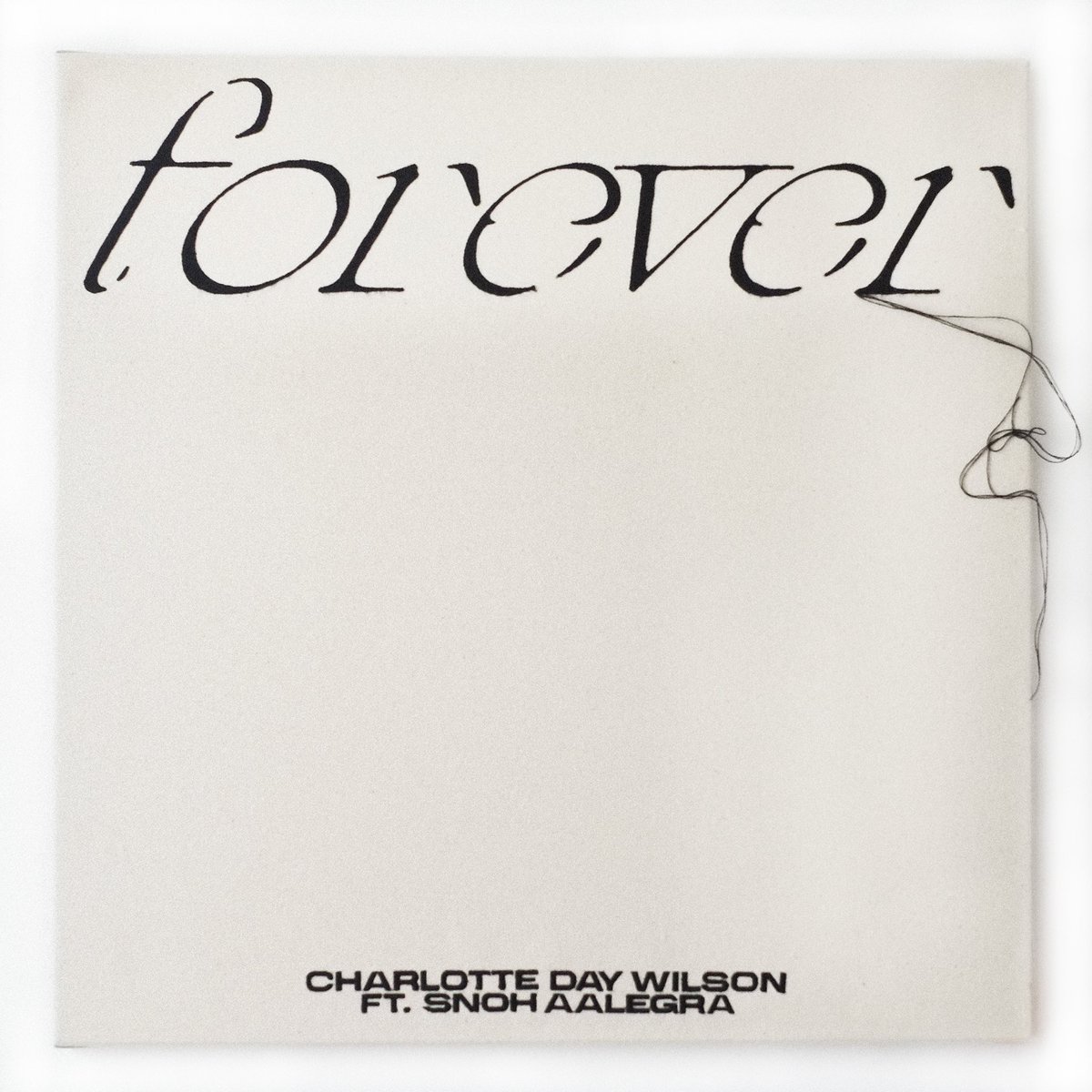 Forever feat. @snohaalegra 🪡 Out now everywhere. charlottedaywilson.ffm.to/forever