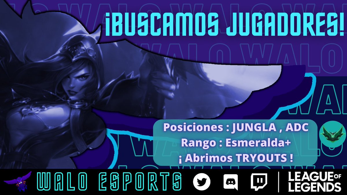 ‼️HEMOS VUELTO‼️ 👀👀
Es hora de volver, y empezamos fuerte.
 📋BUSCAMOS NUEVOS JUGADORES PARA NUESTRO EQUIPO 📋
Si estás en busca de un equipo competitivo y cumples los requisitos, rellena el formulario 👇🏻👇🏻
forms.gle/zL67psJM7pnLC6…
#LFT #LOL