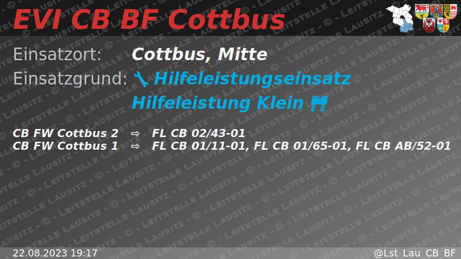 EVI CB BF Cottbus (@Lst_Lau_CB_BF) / Posts / X