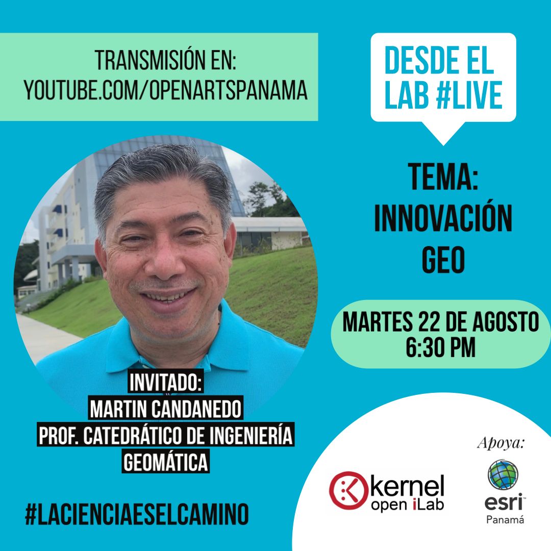 KernelCMT's tweet photo. Hoy a las 6:30 PM Conectate con @rocio_data
@DonCanda y @pcolmenares , hablando sobre #Innovacion en el ecosistema #geo

#LaCienciaEsElCamino

https://t.co/Wrty8AHhjw

#Ciencia #Panama https://t.co/4la0NxchIu