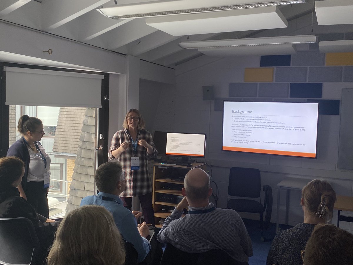 Greg Mannion (@greg_mannion) on Twitter photo <a href="/ClaireRamjan/">Claire Ramjan</a> and Nina liebhaber at #ecer2023. 6:20pm Using Situational Analysis in environmental education research: experiences from Austria and Scotland. Network 30 of course ! Full range rooms all day <a href="/ClaireRamjan/">Claire Ramjan</a> and Nina liebhaber at #ecer2023. 6:20pm Using Situational Analysis in environmental education research: experiences from Austria and Scotland. Network 30 of course ! Full range rooms all day