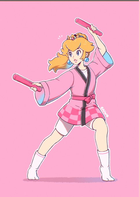 「princess peach holding」Fan Art(Latest)