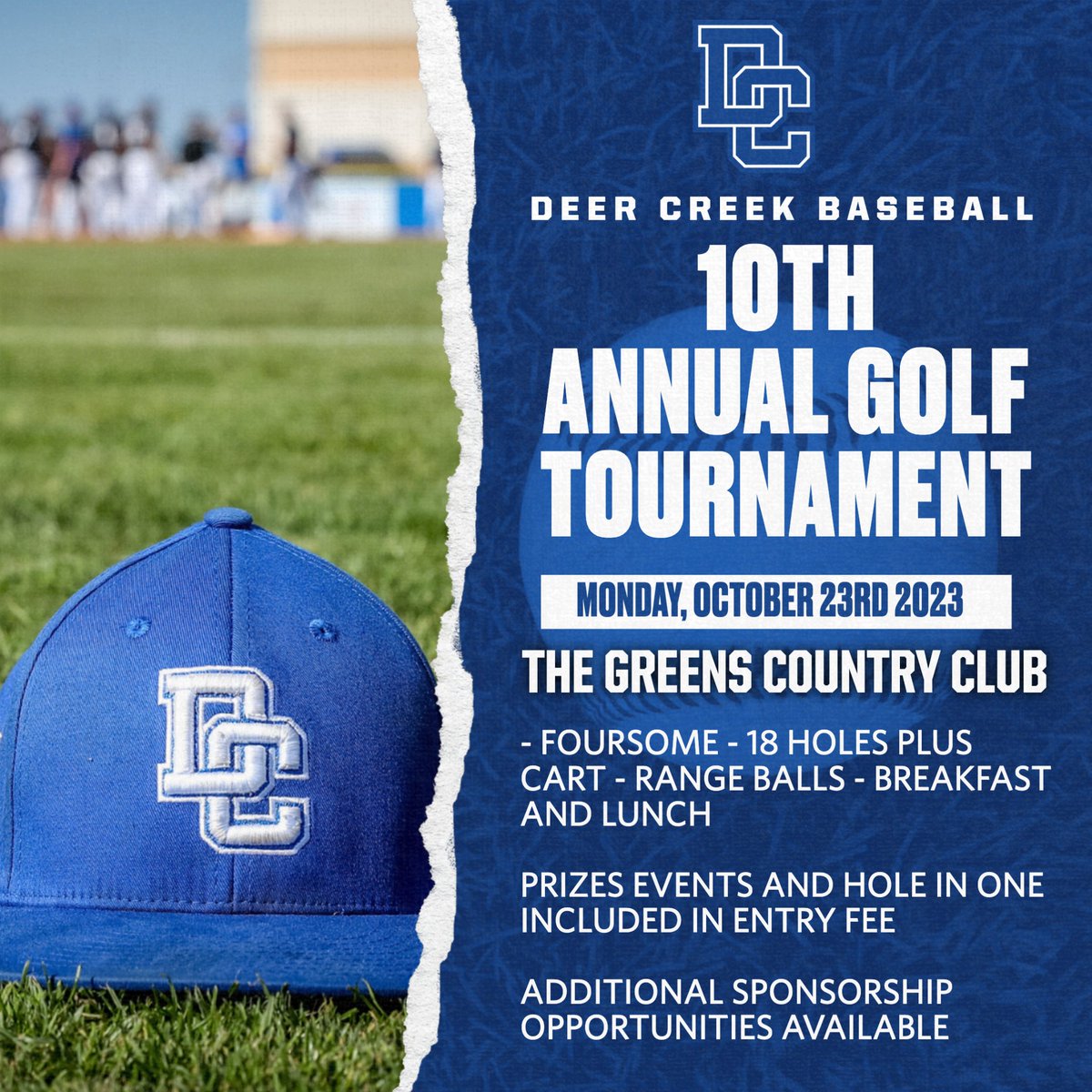 Save the date!!

Monday, October 23rd 2023
The Greens Country Club