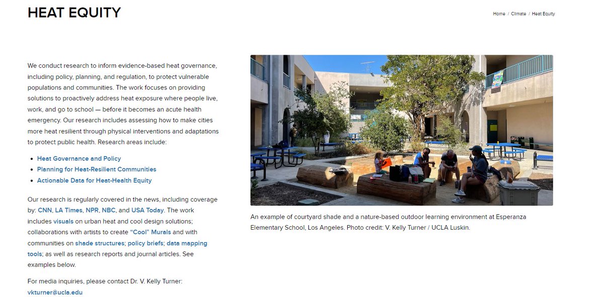 gregspierce's tweet photo. We've also added a "Heat Equity" hub page on the @LuskinCenter website and will be doing more to make all the work we (@VKellyTurner et al) have going on in this space user-friendly ⬇️ https://t.co/bSQqAaFmN3