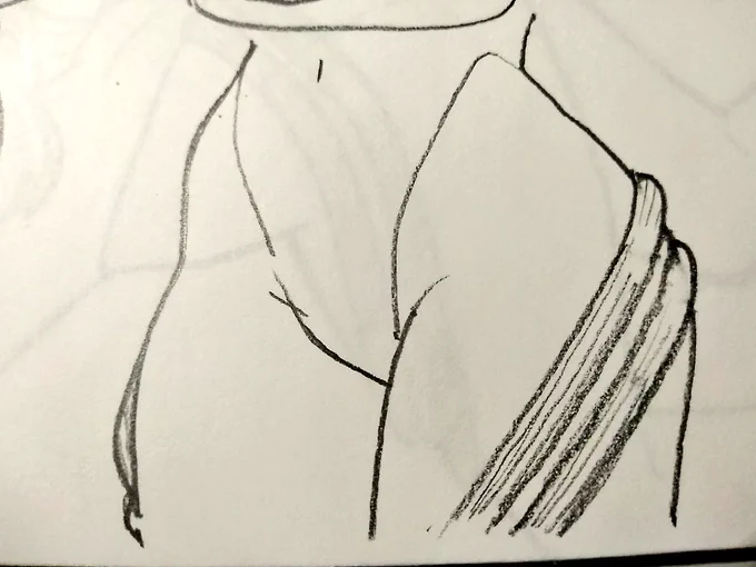なんというかこう、必要最低限の線で見る側に脳内補完させて絵が完結するようなのが理想。

調子悪い時ほど線のキレがなくなり手数が増えていき無様な絵になる。 