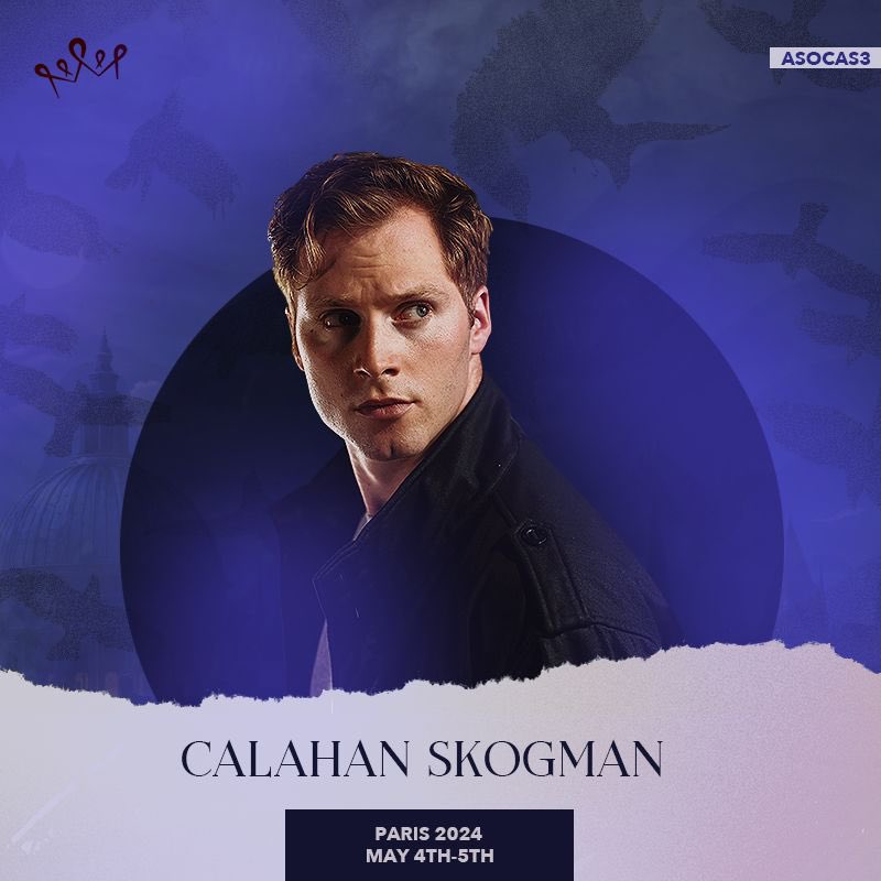 EmpireConv's tweet photo. #ASOCAS3 / 3RD GUEST: 
CALAHAN SKOGMAN (Matthias Helvar)

🎟️ TICKETING/BILLETTERIE: https://t.co/VpA7GTfnRW
ℹ️ FB INFORMATION: https://t.co/k0cAY3AqHz
📍 HYATT REGENCY PARIS ÉTOILE, PARIS FRANCE https://t.co/HSfmb12k6r