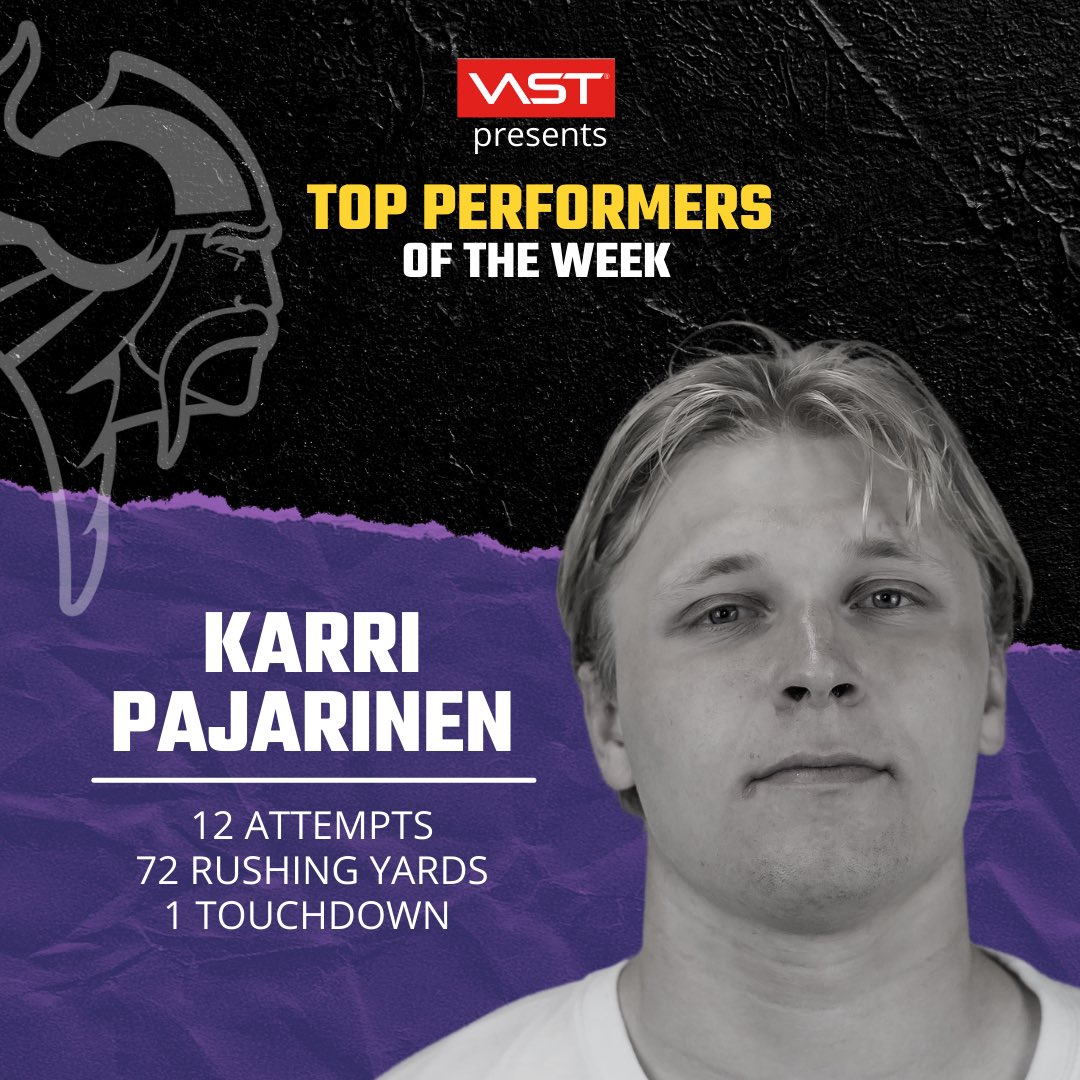 ViennaVikings's tweet photo. #VAST presents our Top Performers of week 12.
Letβs give it up for Weston, Benjamin, Karri & Sebastian! π₯
#ViennaVikings #WeAreVast https://t.co/MOHCkvfhmu π₯π
#RAIatVIK #ThisIsForThePros https://t.co/8HrKRIf5km
